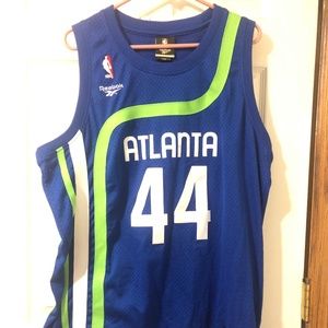 Reebok Hardwood Classics “Pistol” Pete Maravich No 44 Atlanta Hawks (Lg) Jersey